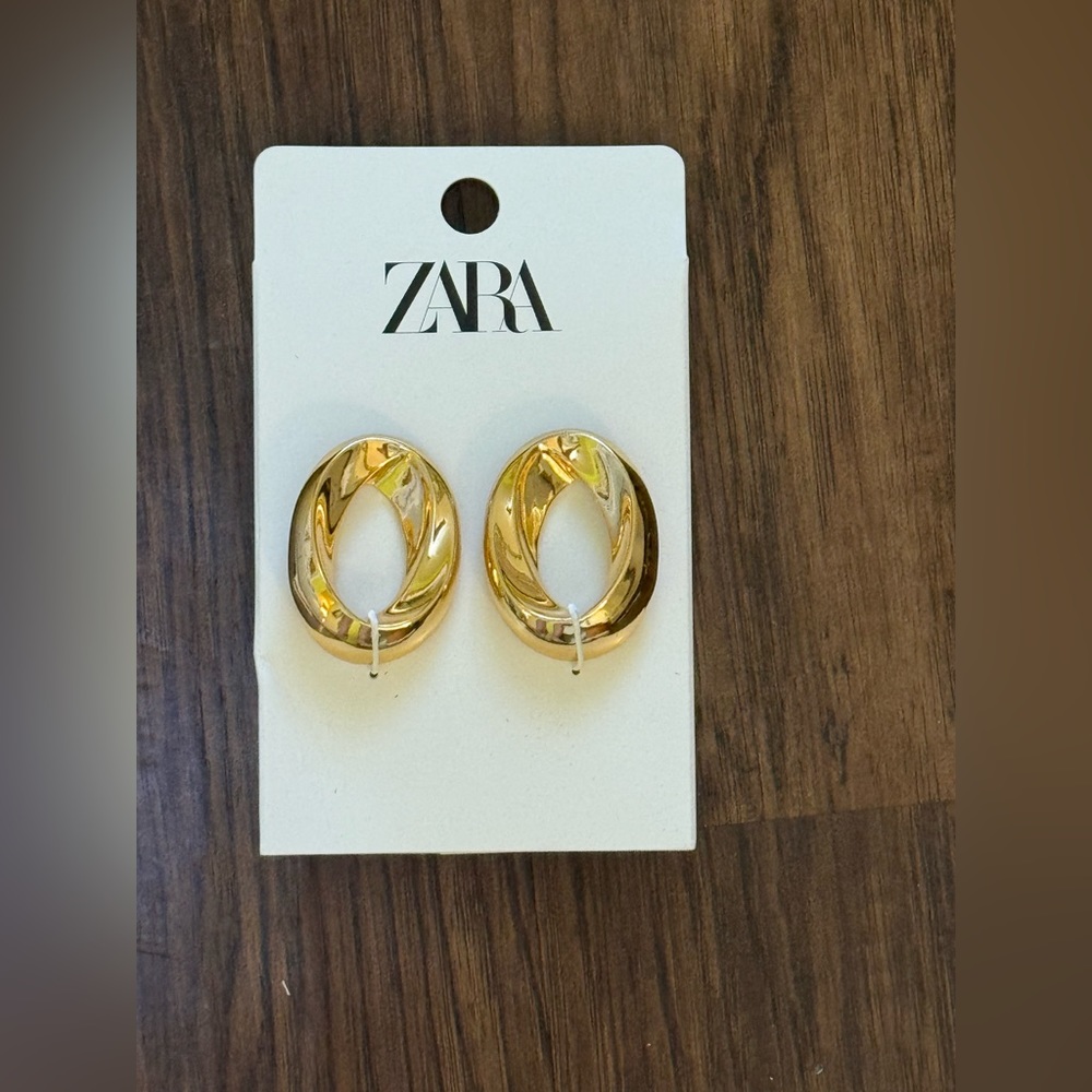 Zara circular piece earring